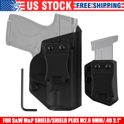 IWB Holster Kits for Smith & Wesson M&P Shield/Shield Plus M2.0 9mm/.40 Cal 3.1''