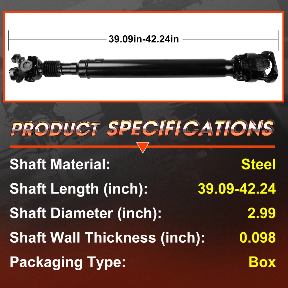 Front Driveshaft Assembly For Ram 4500 5500 Dodge Ram 4500 5500 L6 6.7L 4 X 4 - Imagem 4 de 4