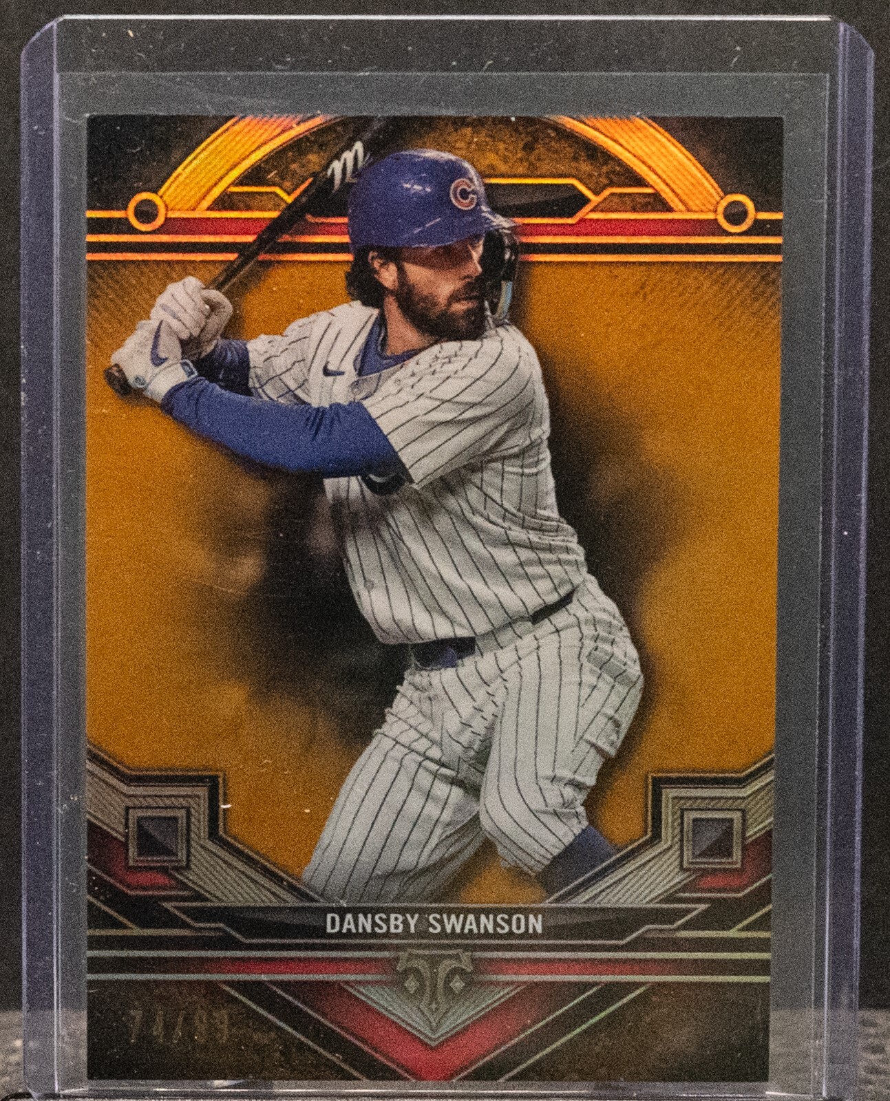 Dansby Swanson 2024 Topps Triple Threads Gold #74/99