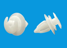 FIT PEUGEOT DOOR CARD PANEL WHITE PLASTIC FASTENER RETAINER TRIM CLIPS 