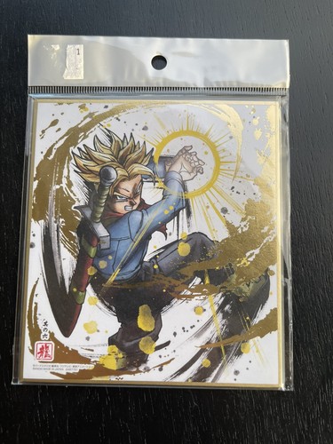 Bardock DragonBall GT Shikishi Art Board Gold – Bandai Japan #16 (Occasion)