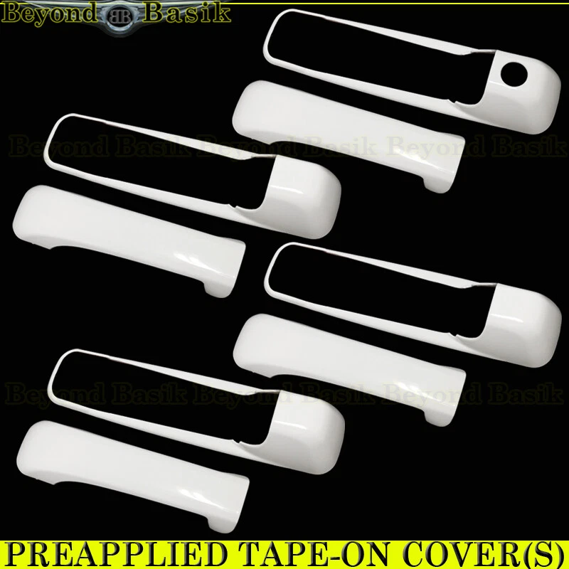 For 2009-2018 Dodge Ram 4 Door Handle COVERS No PSKH PW7 BRIGHT WHITE - Изображение 4 из 4