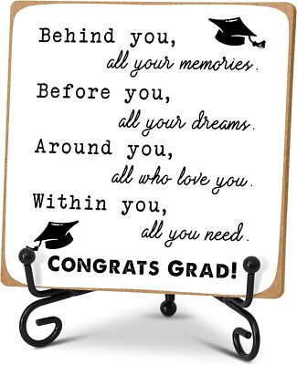 Graduation Gifts for Her Him, Inspirational Desk behind before around ...