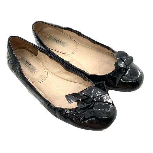 prada scrunch flats