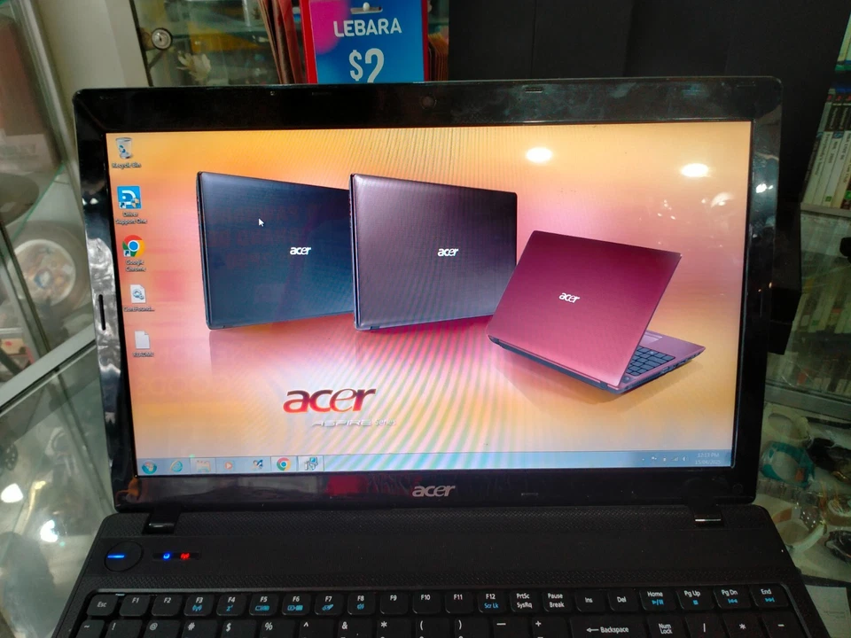 ACER ASPIRE 5742 SERIES PEW71 WINDOWS 7 HOME PREMIUM 4GB RAM 500GB HDD / I3 - Image 3 of 4