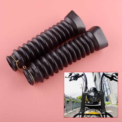 Universal Motor Front Fork Blue Dust Cover Gaiters Gaitor Boots Shock Absorber E - Foto 8