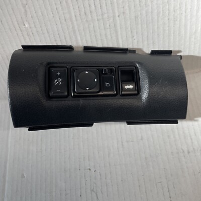 13-19 NISSAN SENTRA DASH MIRROR DIMMER TRUNK RELEASE SWITCH PANEL BLACK OEM
