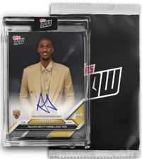 Alex Sarr On Card Auto # to 99 or Lower 2024 TOPPS NOW D2AUT Draft RC Debut