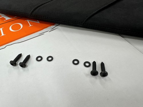 Alston charcoal black pair of sun visors & screws For Land Rover Defender 90 110 - Picture 2 of 3