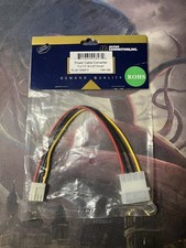 6 Inch Molex 5.25 Male to 3.5 Floppy Female PC Power Cable 4 Pin LP4 FDD