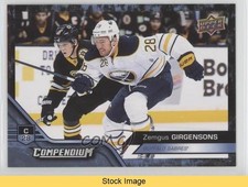 2016-17 Upper Deck Compendium Blue Zemgus Girgensons #38 READ 0q1