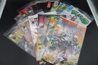 Large Image Comics Lot of 15 Stormwatch Violator WildStar Trencher 90s Bundle