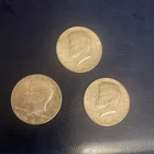 97% silver Kennedy Half Dollars, sets 3 coins, 1964 Uncertified Circulated