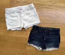 Lot of 2 CAT  JACK Kids -Size XS 4/5  4T Denim Stretch Jean Shorts