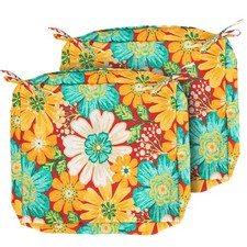 Indoor Outdoor Cushion Cover Replacement 2 Pack, NO Insert! Water Repellent S...