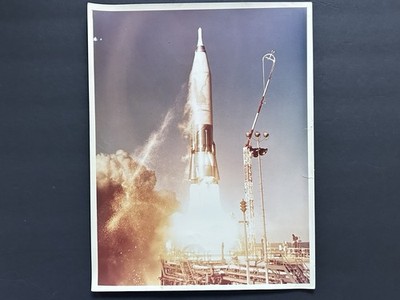 1964 NASA TRW USAF  Atlas Missile 11  x 14  Photo