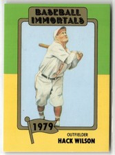 1980-87 SSPC HOF #169 HACK WILSON CHICAGO CUBS
