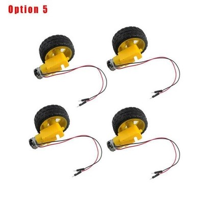 L298N Modul DC 3-6V TT Motor Reifen Radteile DIY Kit für Arduino Robot Smart Car