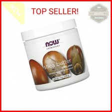 NOW Foods Solutions, Shea Butter, Skin Emollient, Seals in Moisture for Dry Roug
