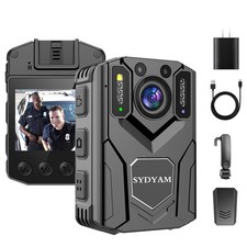 2K Body Camera with Audio and Video Recording, 8-12H Battery, Night Vision Bo...