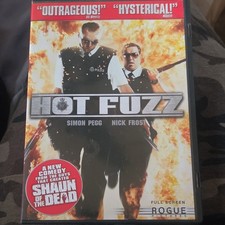 Rogue Pictures Hot Fuzz DVD R Full Screen Comedy Action Subtitles