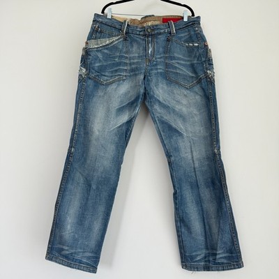 Vintage Tough Jeansmith Jeans Mens 36x33 Actual Y2K Japanese Style