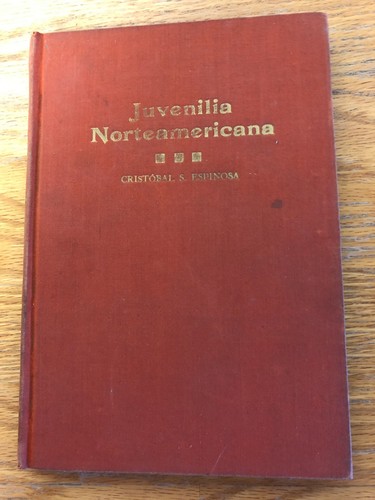 b Christobal Espinosa JUVENILIA NORTEAMERICANA 1937 Banks Upshaw UNO Nebr Signed - 第 1/9 張圖片