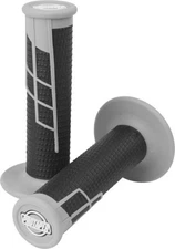 ProTaper Clamp-On Half Waffle Grips - Gray/Black Motorcycle Dirt Bike 021666