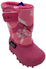 Tundra Toddlers Girls Teddy 4 Snow Boots Fucshia/Pink Flakes
