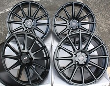 Alloy Wheels 19" 02 For Ford Grand C Max Edge Focus Mk2 Mk2 Mk4 ST 5x108 Black