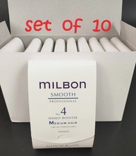 set of 10 Milbon SMOOTH No.4 Treatment Masque weekly booster medium hair