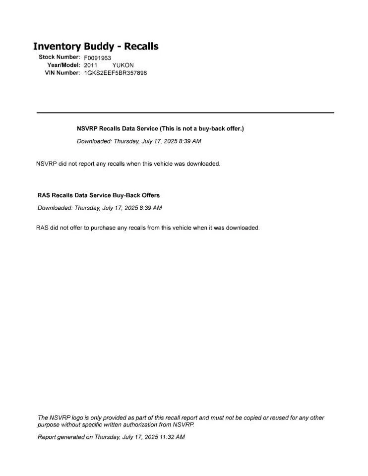 2011 GMC Yukon A/C Compressor 4WD 6.2L Used 158K Miles OEM 682-00695 Foto 2 de 4