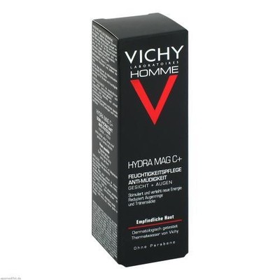 2x VICHY HOMME Hydra Mag C+ Creme 50 ML