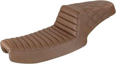 Saddlemen Step-Up Rear LS Seat - Brown Motorcycle Street Bike 891-04-173BR