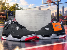  MEN Jordan 4 OG 2026 ''Bred'' IX8180-001 Size US 7-12