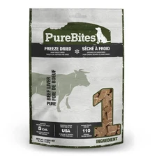 Purebites Beef Liver Dog Treats - 4.2oz / 120g - Mid Size, 100% Pure Protein