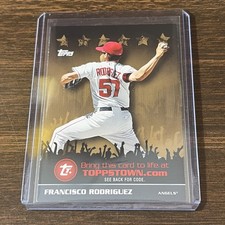 2009 Topps - Toppstown Redemption Code Cards Francisco Rodriguez #TTT17 Angels