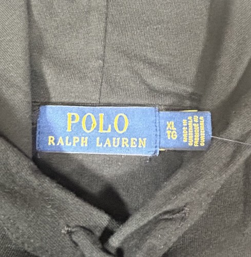 Ralph Lauren Polo Bear Black Long Sleeve T-Shirt Hoodie Men’s XL Streetwear NEW - Picture 6 of 7