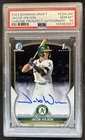 2023 Bowman Draft Jacob Wilson Chrome Auto 1st #CDA-JWI Athletics PSA 10