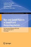 Ludovico Boratto (U. A.) | Bias And Social Aspects In Search And Recommendation