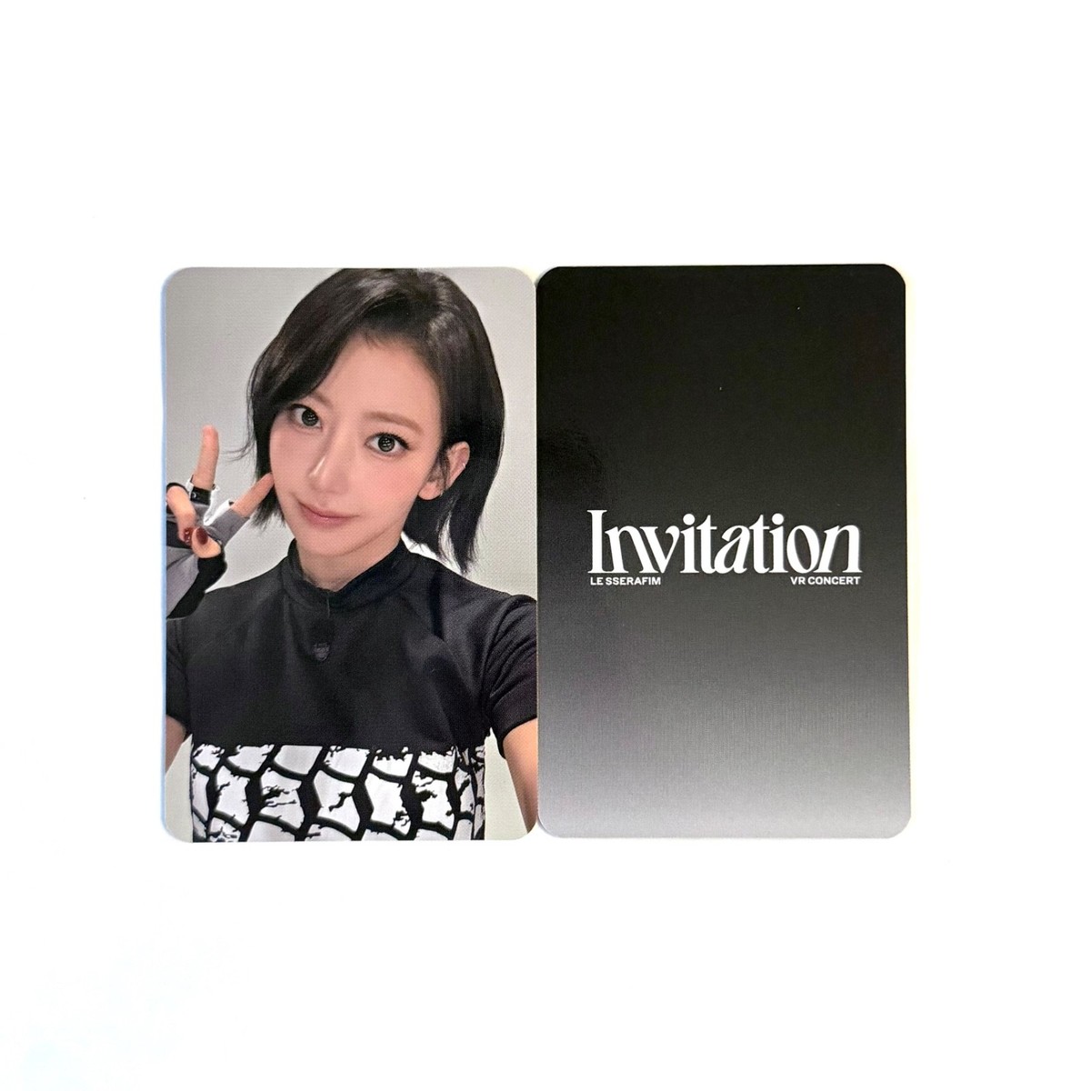 LE SSERAFIM] VR CONCERT：INVITATION / Lenticular Random Photocard
