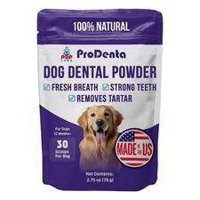 ProDenta Dog Dental Powder for Teeth 30 Scoops 2.75oz