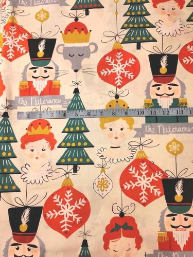 Alexander Henry "The Nutcracker" Christmas Fabric Cotton~ 3/4Yd x 45" - Picture 3 of 10
