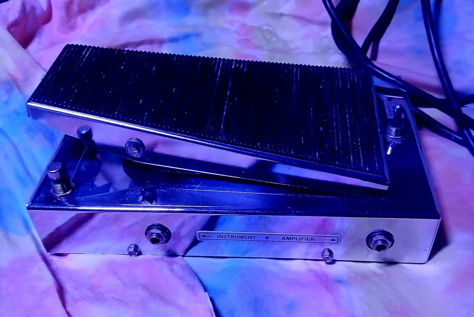 DF1 De Colección 1982 Morley Tel-Ray PWB Power Wah Boost Pedal Probado Efectos Cromados Foto 2 de 4