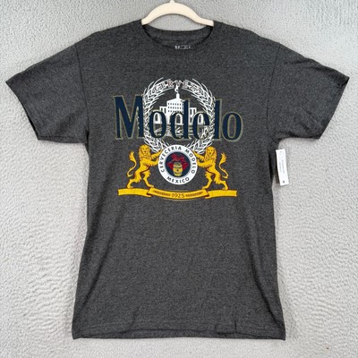 Modelo Shirt Mens Small Gray Graphic Tee Cerveceria Cerveza Beer Logo Mexico