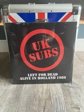 UK Subs Left for Dead Live in Holland 1986 Double Record Vinyl Lp PLATE057LP New