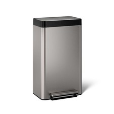 Open Hands Free Trash Can - Kohler 8 Gallon Step Stainless Steel