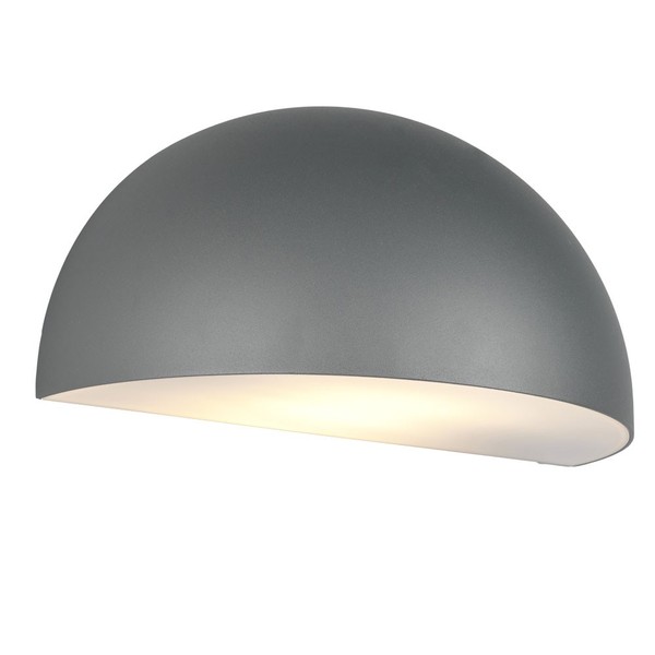 AußEnwandlampe Fassadenleuchte Hauswandleuchte Alu Anthrazit Gartenlampe H 14 Cm-image