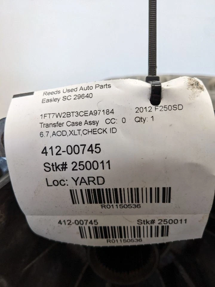 Transfer Case Electronic Shift Fits 11-12 FORD F250SD PICKUP 1150536 - Image 2 of 4