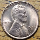 1944 S Lincoln Wheat One Cent 1c Coin Red BU #AA534